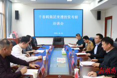 千喜鹤集团来澧进行投资考察