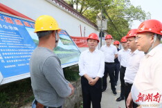 田刚督导春耕生产、水利建设暨防汛工作