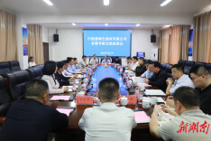 中能建绿色建材有限公司来澧考察