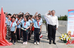 永州冷水滩：清明祭英烈 传承爱国魂