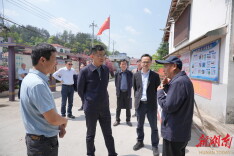 王启武调研督导部分镇重点工作进展情况