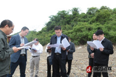 吴军臣就全绿电运行示范县建设现场办公