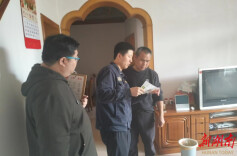 关爱网格独居老人 消防安全送到家