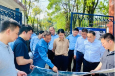 邱虹来云溪区调度乙烯项目安全生产及工程建设进度工作