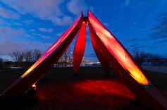 加拿大多伦多：艺术灯光秀