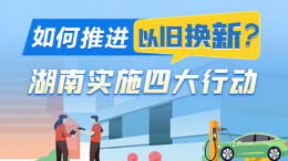 政策简读丨如何推进以旧换新？湖南实施四大行动