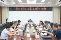 朱正权主持召开澧县防汛抗旱工作会商会