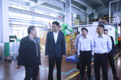 王启武督导项目建设、调研工业企业