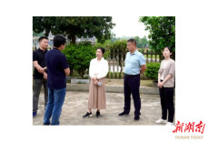 蒋春艳调度云溪区重点项目建设