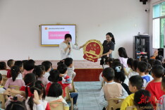 县人民法院送法进校园 为萌娃传授防拐骗“秘籍”