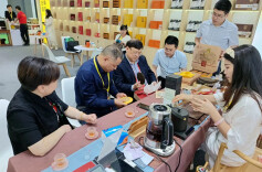 百种茶香千般味 一壶黑茶暖心脾——白沙溪参展第六届中国国际茶叶博览会