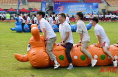 新闻热度不减，运动激情常燃！湖南日报社近千名职工开展趣味运动会