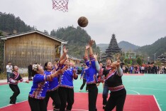 趣味姑妈篮球赛