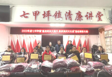 沅陵七甲坪镇表彰“美家美妇”　和美乡村凝聚巾帼力量