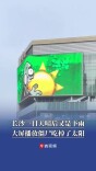 长沙一日天晴后又是下雨，大屏播放僵尸吃掉了太阳