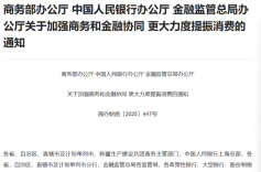 加大消费重点领域金融支持，三部门发布促消费政策