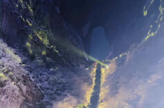 张家界雪落天门洞，南方的浪漫一点都不含糊