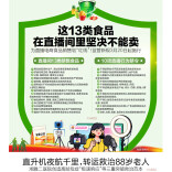 1月17日读报|注意了！这13类食品在直播间里坚决不能卖