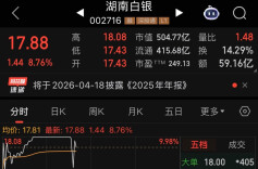湖南白银股价异常波动，提示投资风险｜湘股观察