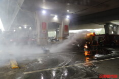 环卫工变身“消防员”，洒水车也能助攻灭火，长沙开福环卫组建义务消防队