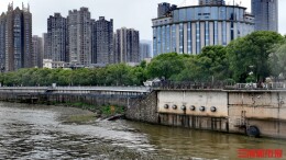 达瞰 | 湘江长沙段水位上涨       