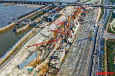 施工总进度过半！湖南首条3000吨级一级航道预计2027年通航丨读城