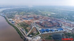 奥体中心冲刺主体封顶！长沙多个民生工程加速拔节生长 | 读城