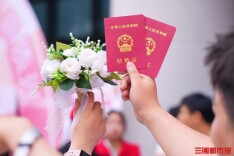 图集｜520爱意满星城，新人排队共赴幸福之约 