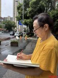 “画老街，就是画我的根”，70岁爹爹用13幅水墨画留住老长沙记忆