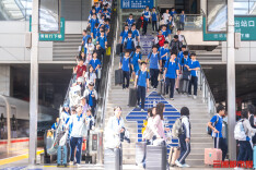 长沙南站暑运学生旅客发送量增77.4%，设研学专用通道护航“学生流”