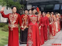 七夕限定集体婚礼，长沙20对新人把中式浪漫刻进DNA里