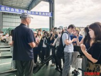 中央、省级、市级媒体赴益阳市开展省运会采风活动