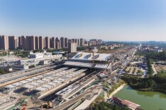 图片新闻：邵永高铁永州站改造工程建设现场@湖南日报头版