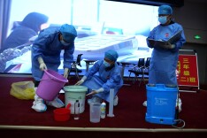 桑植县开展诺如病毒感染聚集性疫情应急处置演练