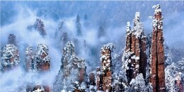 张家界武陵源进入“错峰游”黄金期，领略冬季生态奇观与地质奇景正当时