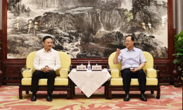 省政府與中林集團簽署戰略合作協議 毛偉明與余紅輝座談
