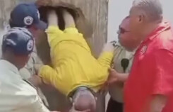 委内瑞拉囚犯挖洞越狱撞上警察正在开会