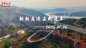 中国十九冶承建的G59新新高速公路全线通车