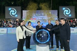 长沙望城月亮岛街道“楼BA ”男子篮球争霸赛开幕