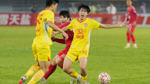 “湘超”第九轮：衡阳队主场 1:1 战平湘潭队