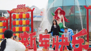 长沙海底世界年味满满