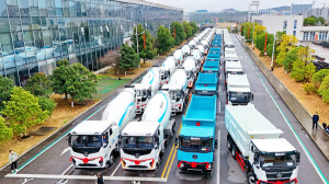 三一专汽“亿元车队”发车