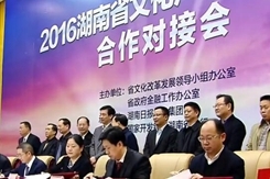 湖南文化产业与金融业合作对接会举行