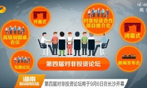 第四届对非投资论坛将于9月6日在长沙开幕