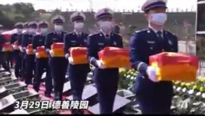 352名零散烈士墓迁葬至鼎城德善陵园