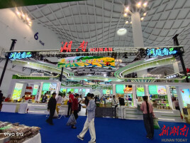 湖南优质农产品惊艳亮相海南冬交会，洞庭香品引燃展区热潮