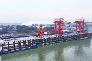 虞公港二期工程开工 设计年吞吐量800万吨