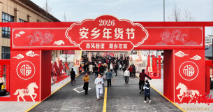 安乡新春年货节火热开启 传统年味点燃消费热情