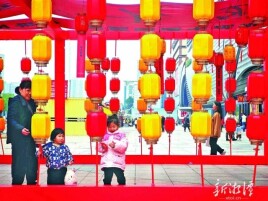 湘潭街头 年味渐浓