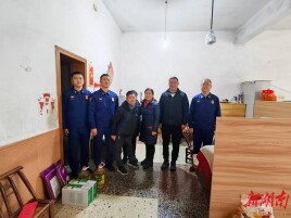 为群众送上节日“安全礼”，望城消防开展新春走访慰问活动